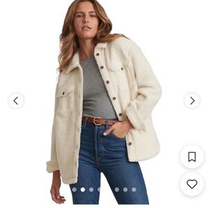 Marine Layer Eden Sherpa Jacket Overshirt